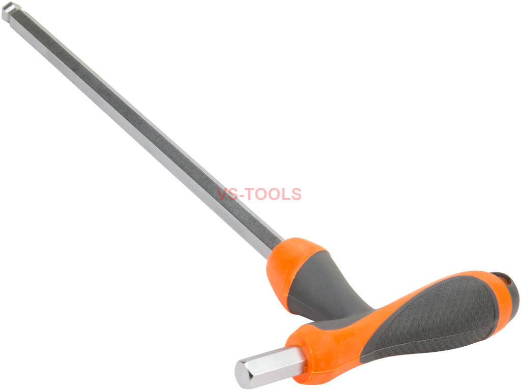 8mm THandle Hexagon Torque 6Point Hex Key CRV TPR Screwdriver